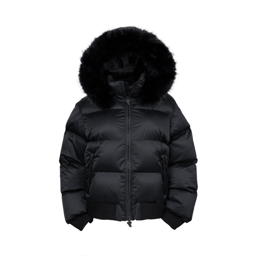 Synaworld 'Lil Syna' Puffer Jacket - Black