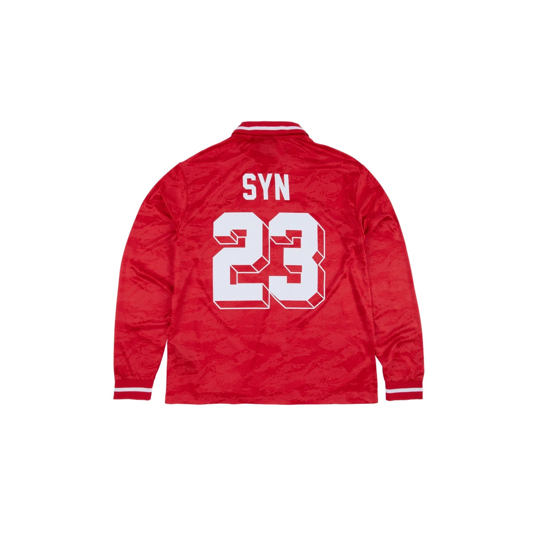 カジュアルな中に品格を宿す【Syna World】FOOTY JERSEY Syna World Footy Jersey - Red