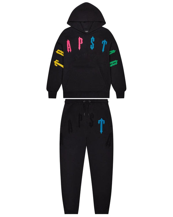 Trapstar Irongate Arch Chenille 2.0 Tracksuit - Black/Candy
