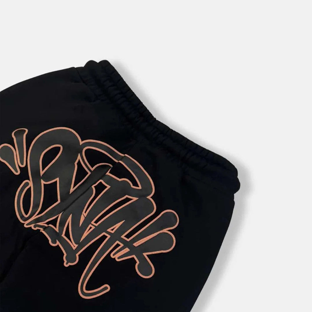 Syna World Logo Tracksuit - Black / Rose Gold plugstationuk-limited