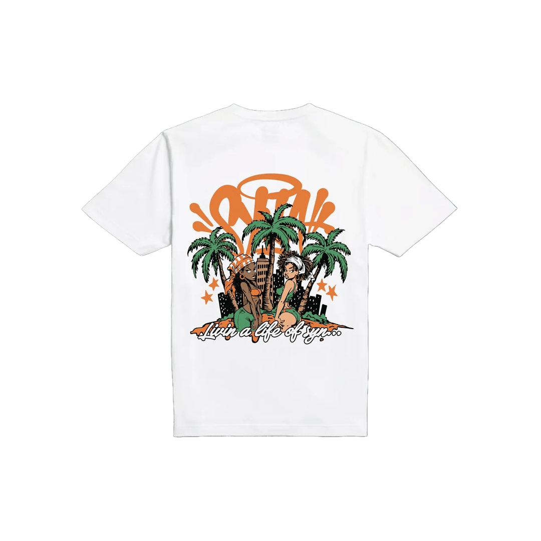 Syna World T-Shirt & Shorts Logo Set - Black / Grey
