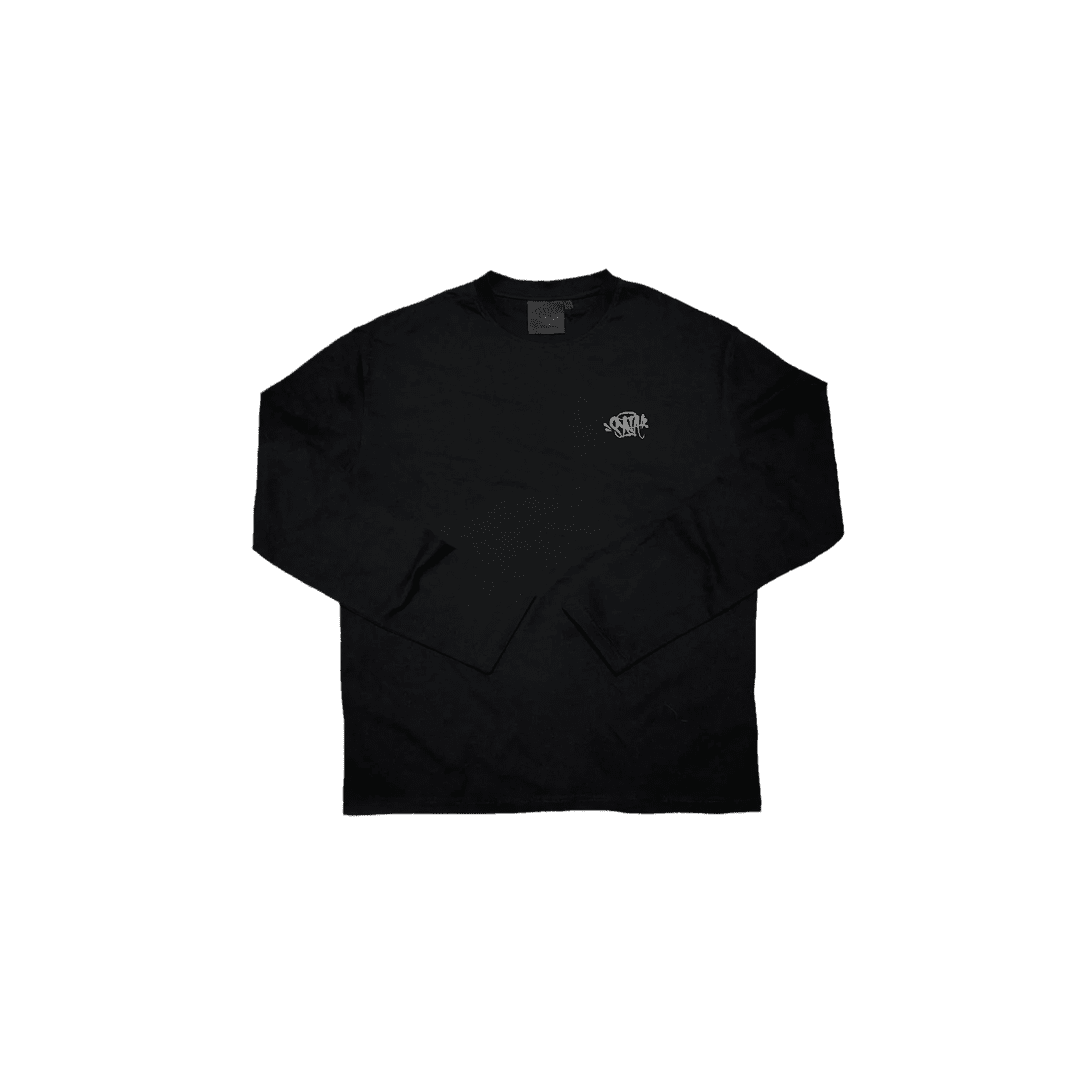 【完売必至】Syna World シナワールド LONG SLEEVE TEE Synaworld 'Syna Logo' Longsleeve Tee - Black/Black