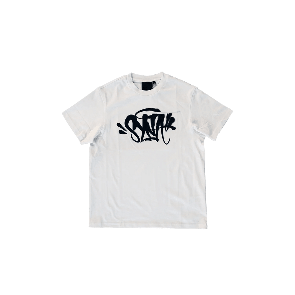 Syna Lettering Synaworld 'Syna Logo' Tee - White/Black