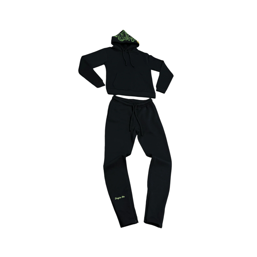 Synaworld 'Syna Logo' Tracksuit - Black/Green