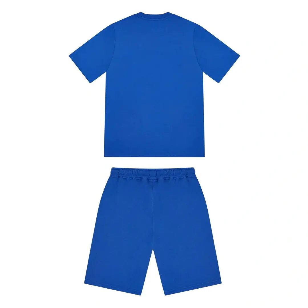 TRAPSTAR DECODED GEL SHORT SET - DAZZLING BLUE | Plugstationuk