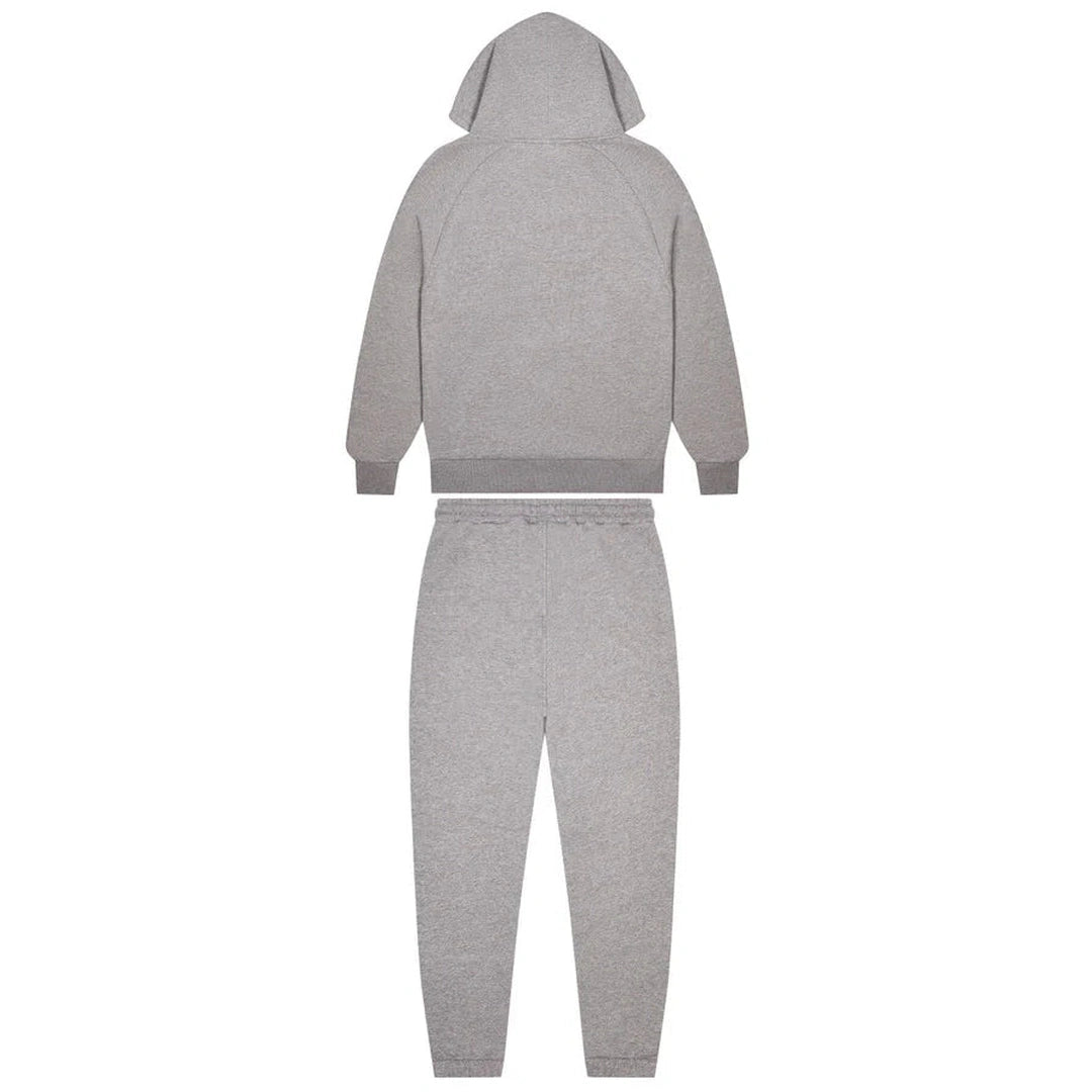 Trapstar Decoded Chenille Hooded Tracksuit - Grey/Green