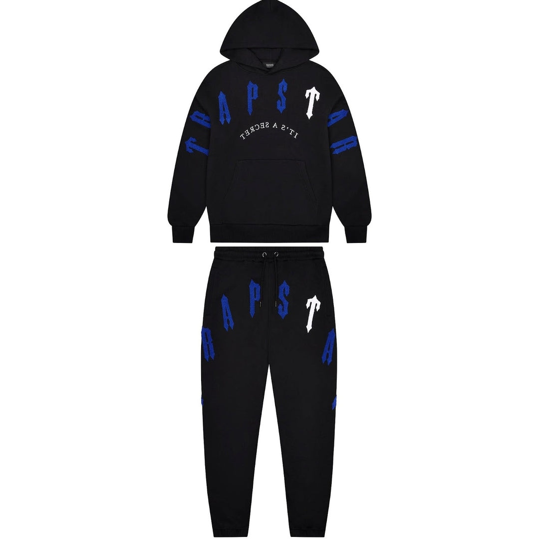 Trapstar Irongate Arch Chenille 2.0 Tracksuit - Black/Blue/White