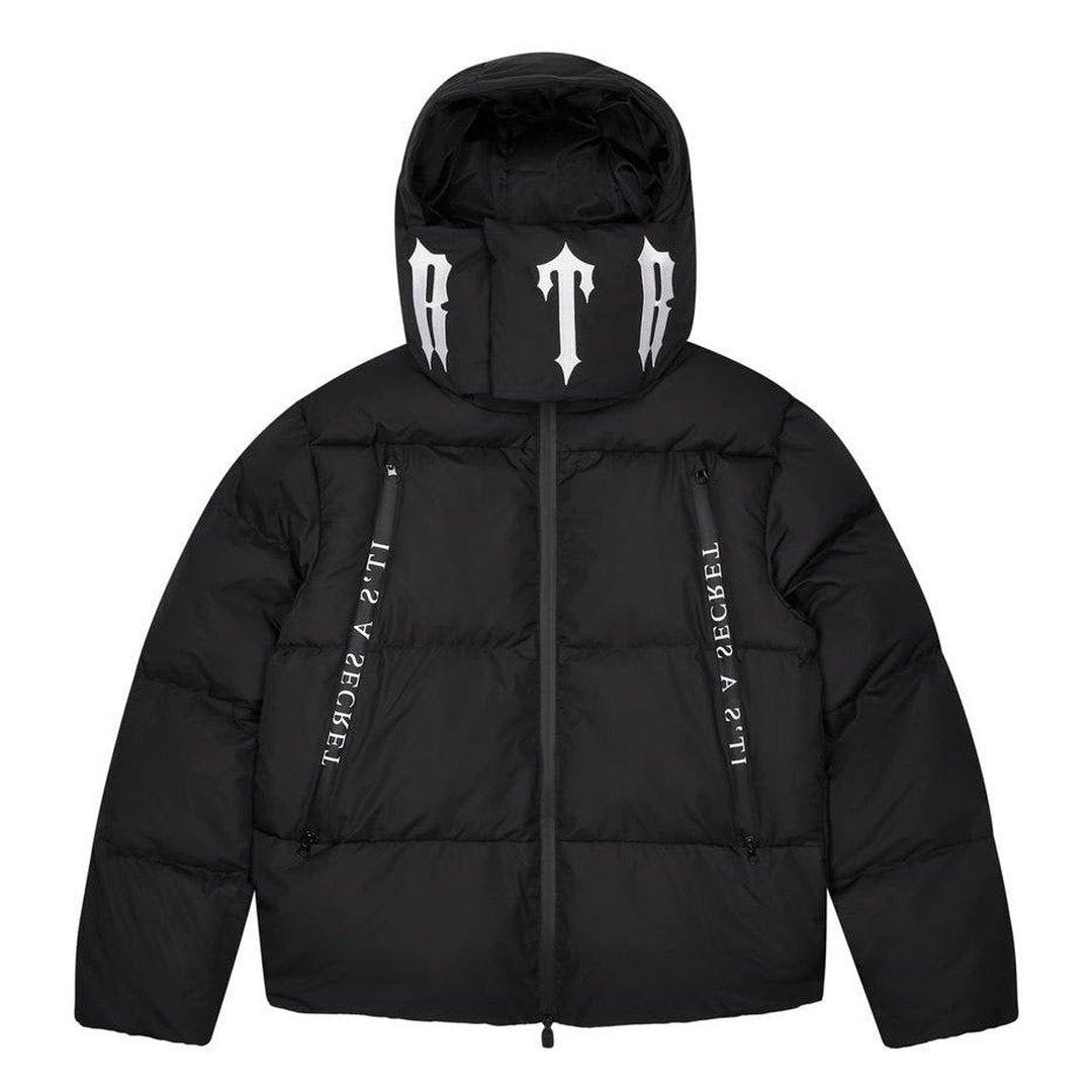 Trapstar Irongate Collar Puffer - Black | Plugstationuk