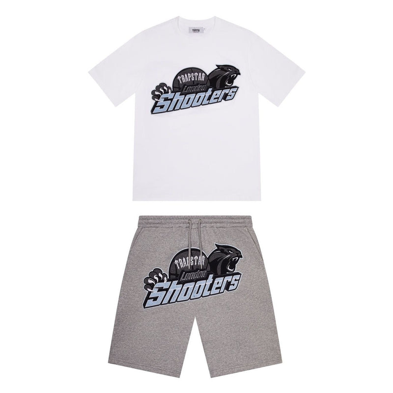 Trapstar Shooters Short Set - White / Grey