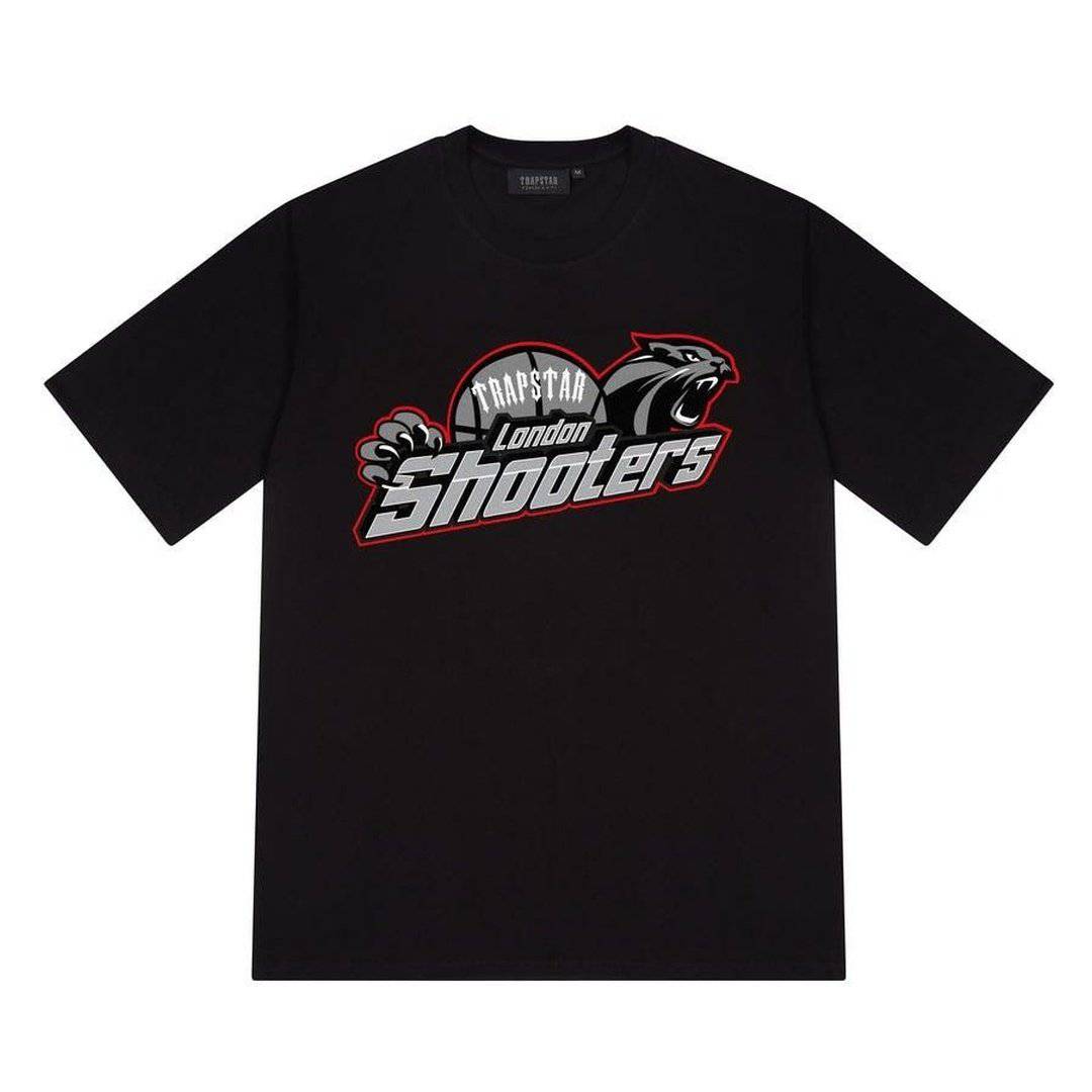 Trapstar Shooters T Shirt - Black/Red | Plugstationuk