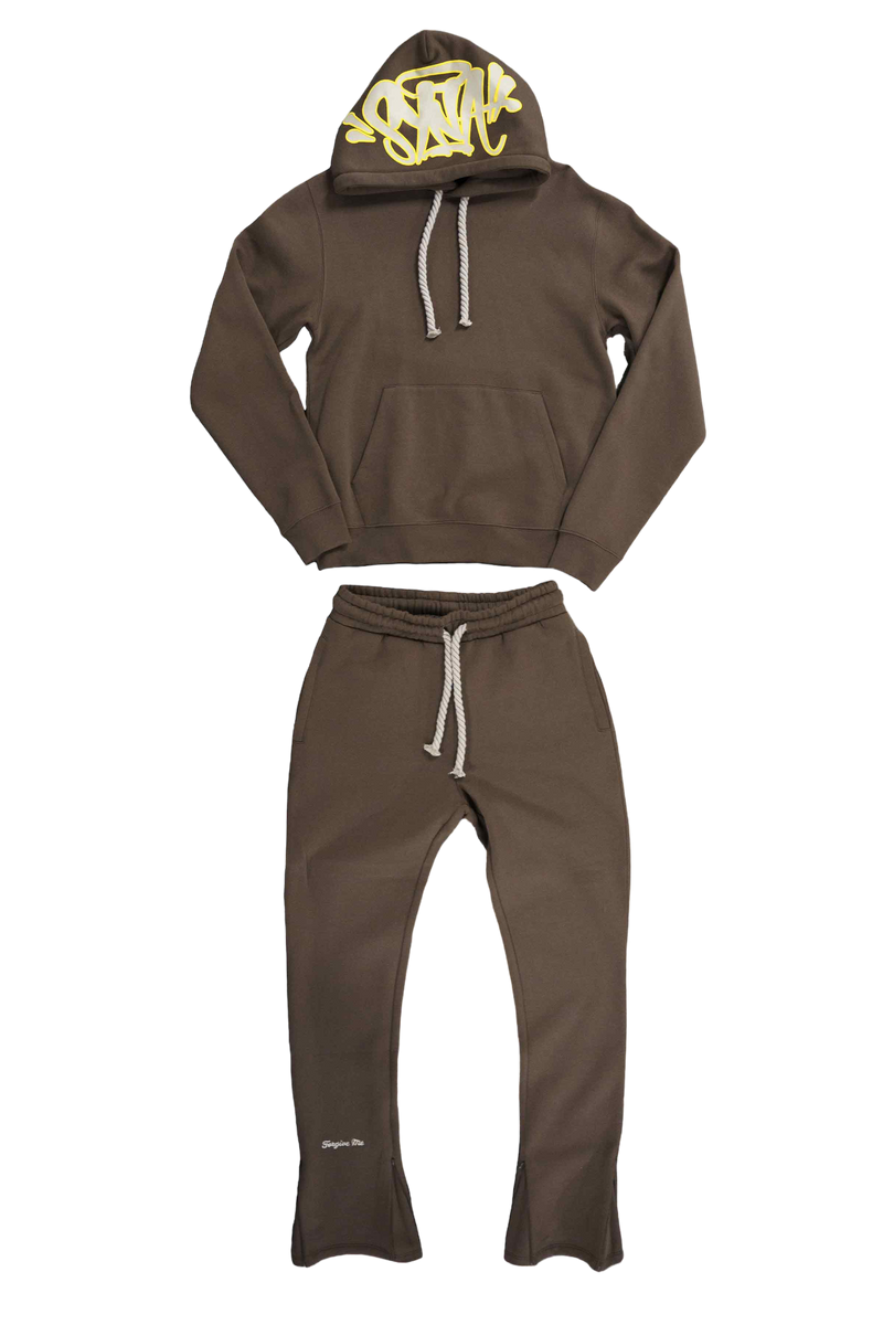Synaworld 'Syna Logo' Tracksuit - Brown