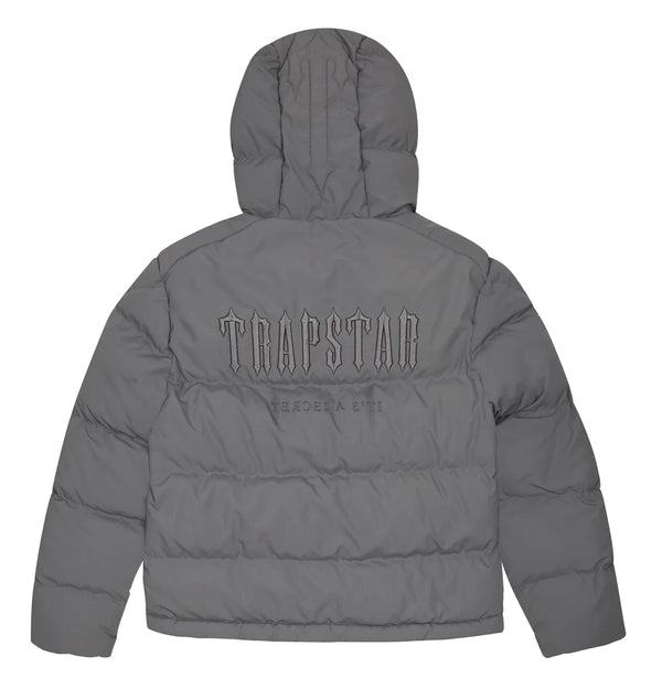 Trapstar Black Puffer Jacket 2.0 - Grey | Plugstationuk