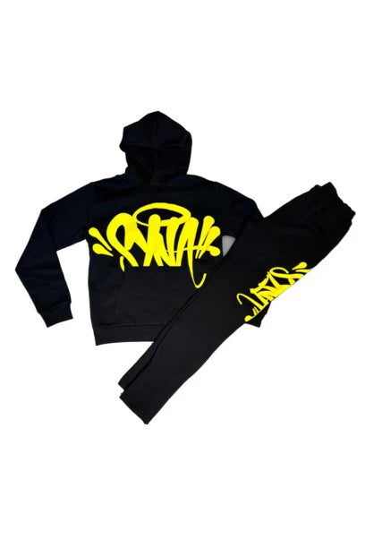 SYNA WORLD TEAM SYNA TRACKSUIT BLACK/YELLOW