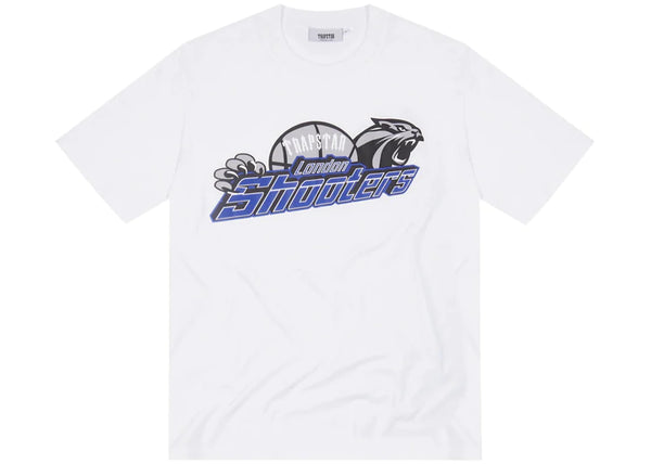 TRAPSTAR SHOOTERS T-SHIRT - WHITE / BLUE