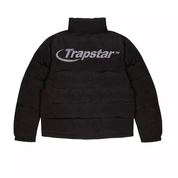 Trapstar Puffer Jacket Black Grey