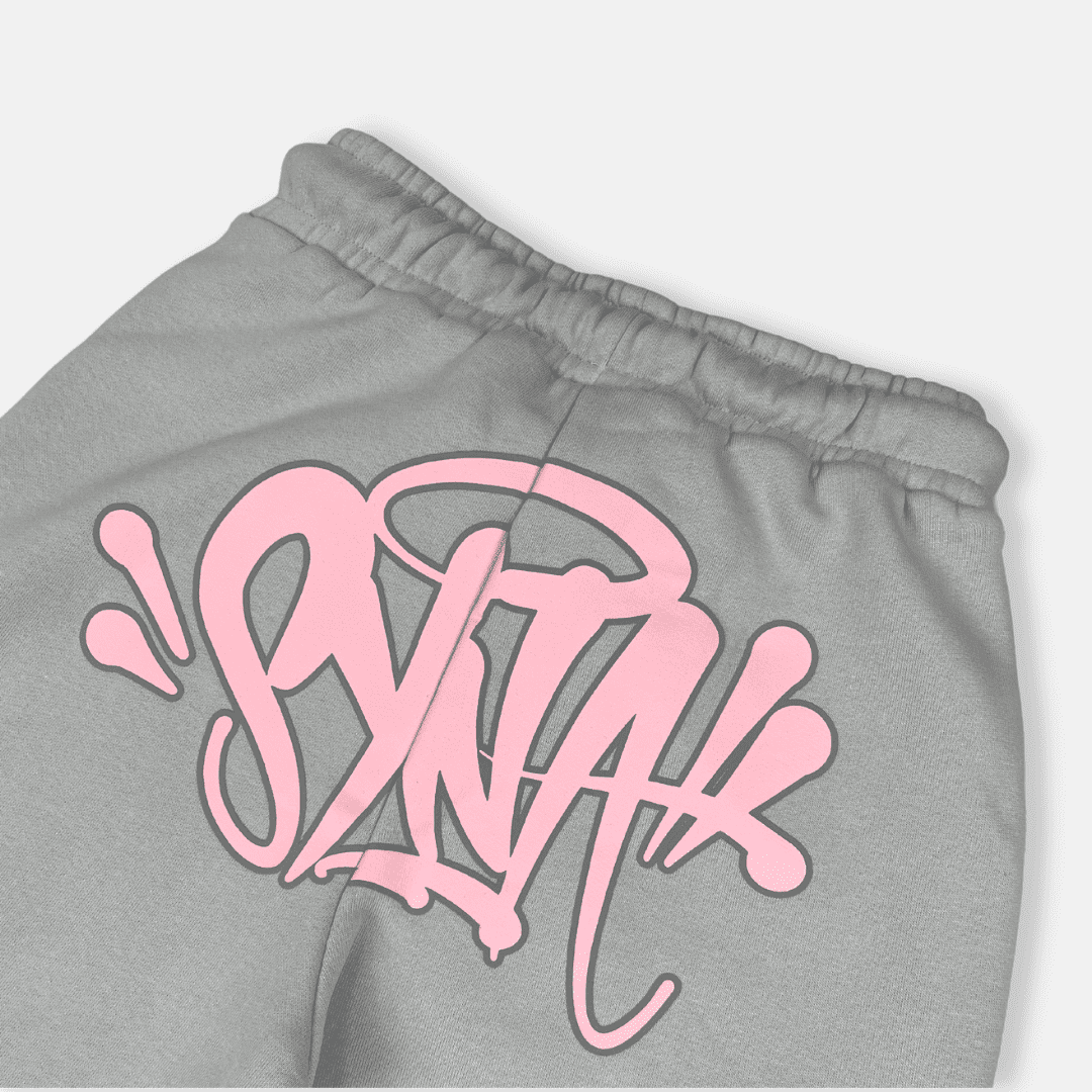 Synaworld 'Syna Logo' Tracksuit - Grey / Pink | Plugstationuk