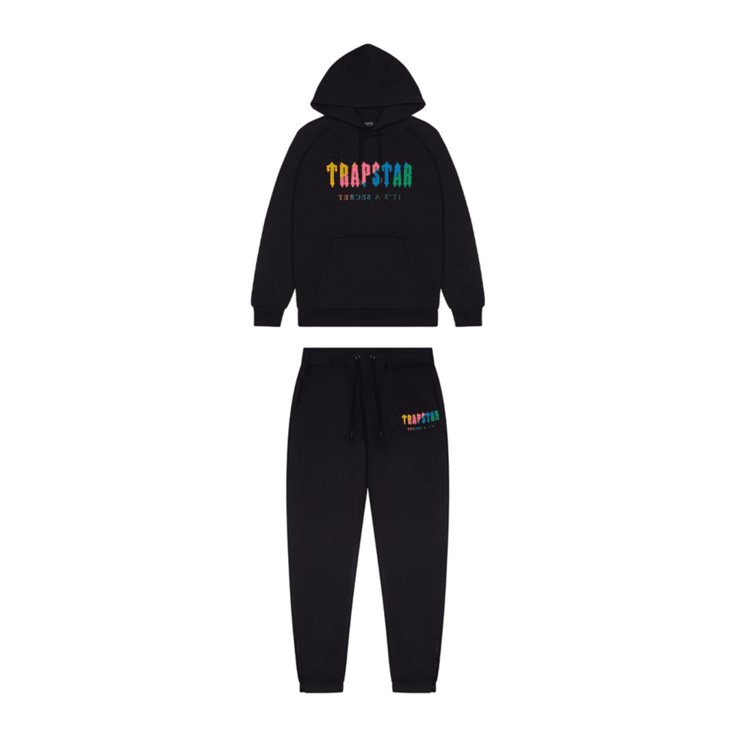 TRAPSTAR CHENILLE DECODED HOODED TRACKSUIT CANDY EDITION | Plugstationuk