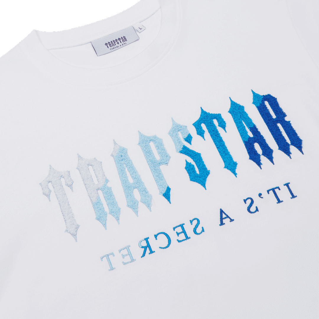 TRAPSTAR CHENILLE DECODED SHORT SET - WHITE ICE FLAVOURS 2.0 EDITION | Plugstationuk