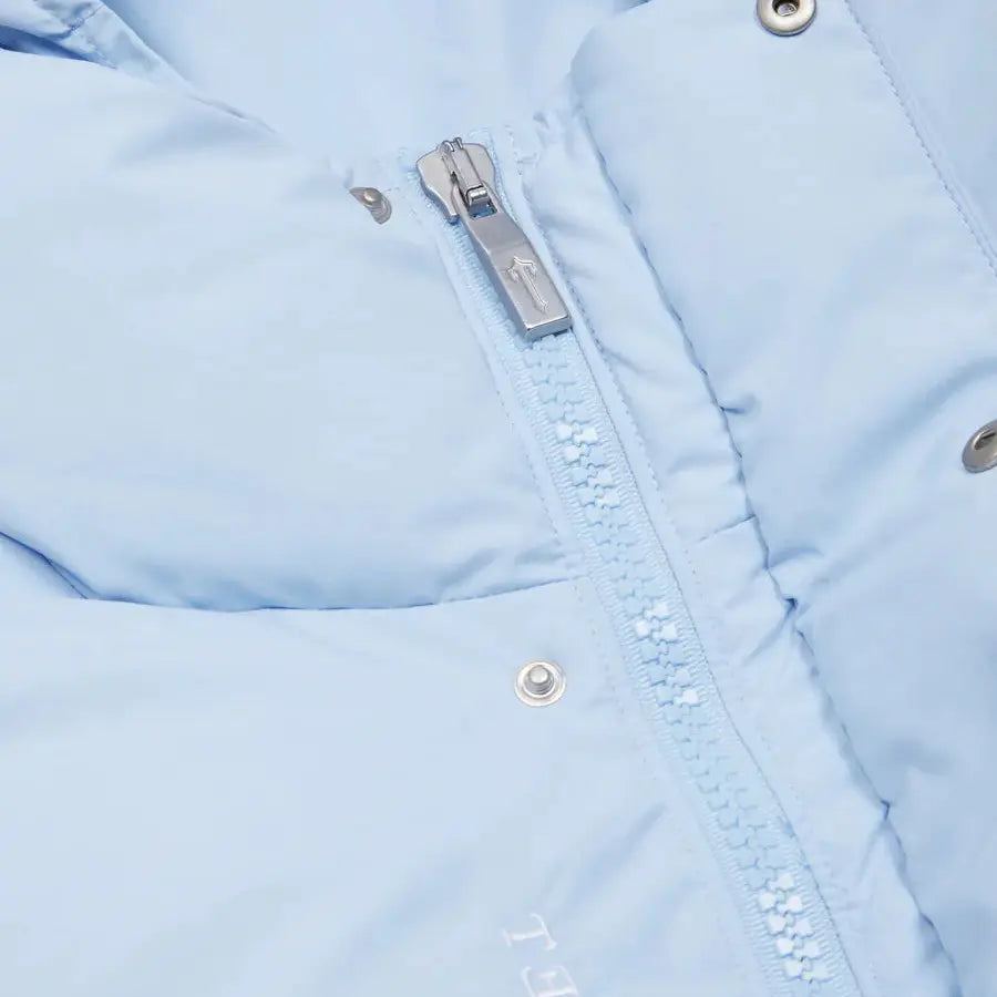 TRAPSTAR DECODED HOODED PUFFER 2.0 - ICE BLUE | Plugstationuk