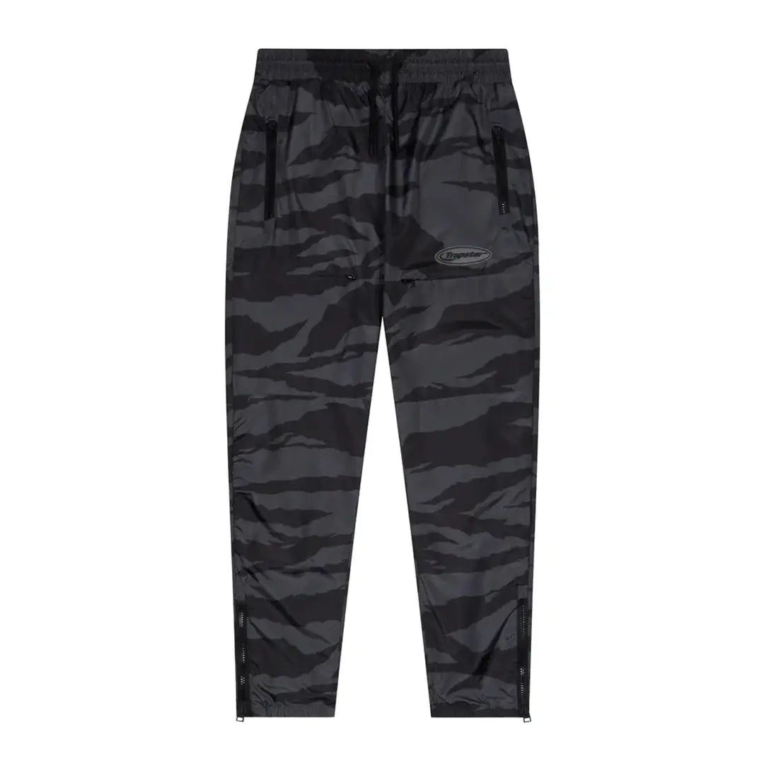 TRAPSTAR HYPERDRIVE TRACK BOTTOMS - GREY CAMO | Plugstationuk