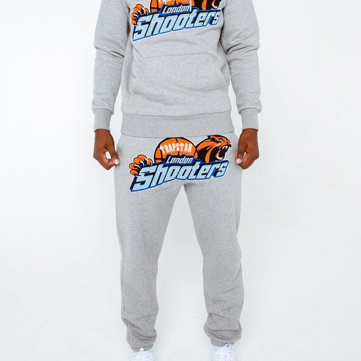 TRAPSTAR LONDON SHOOTERS HOODED TRACKSUIT GREY | Plugstationuk