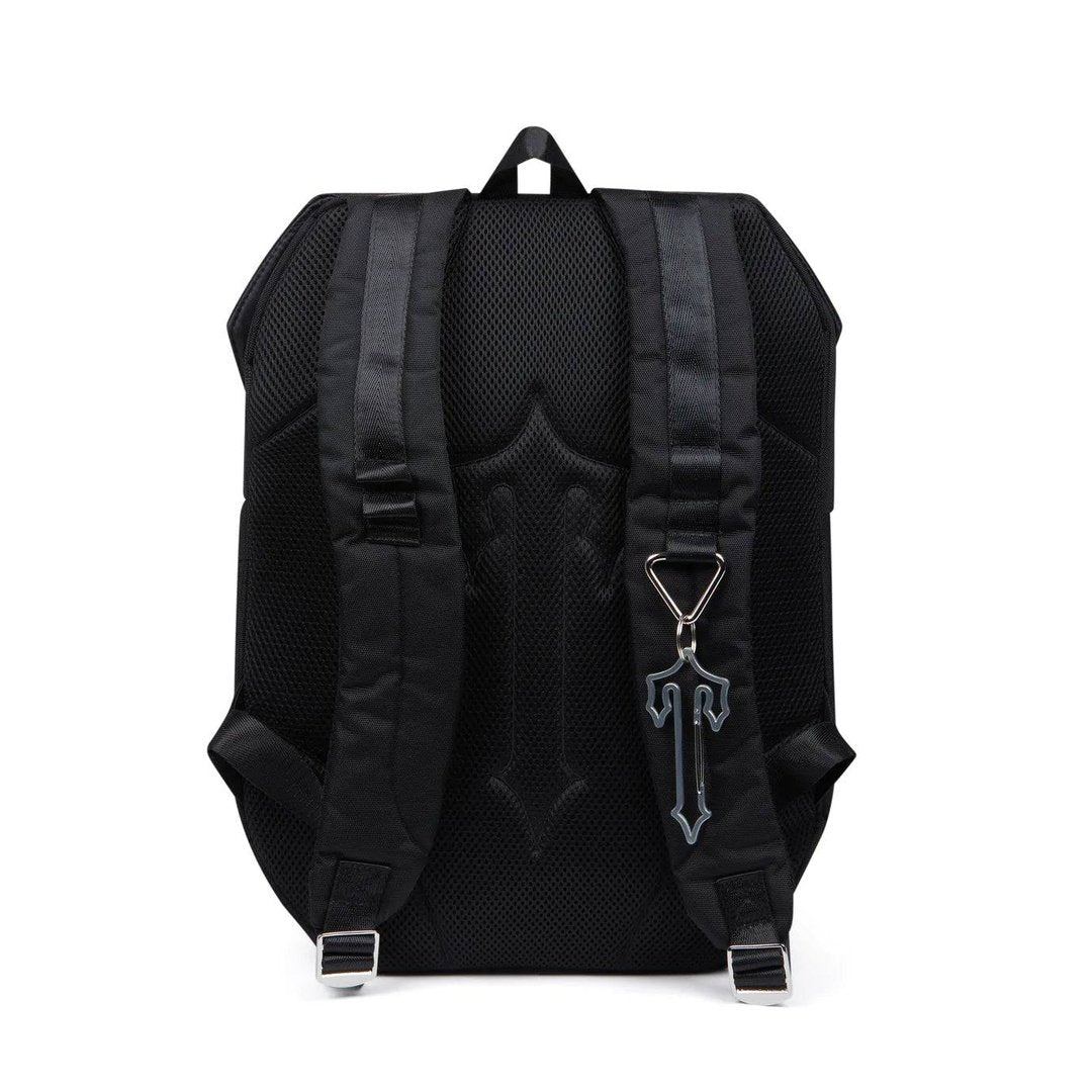 What the back of a Trapstar Cobra T Rucksack - Black/Silver | Plugstationuk