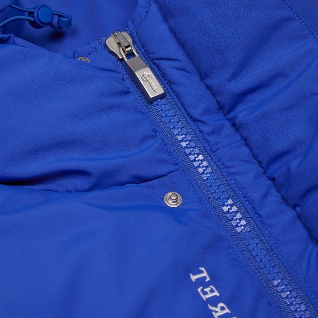 Trapstar Decoded Hooded Puffer Jacket 2.0 - Blue | Plugstationuk