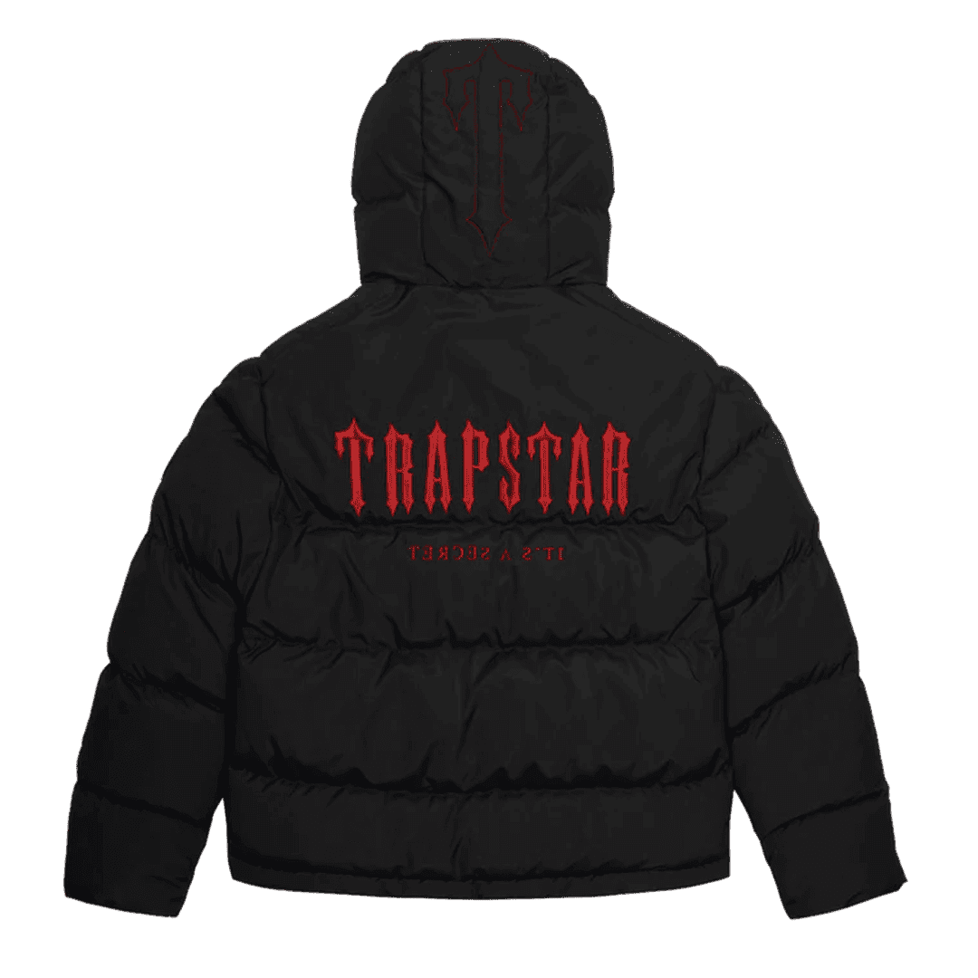 Shop Trapstar Puffer Jacket Black | Plugstationuk
