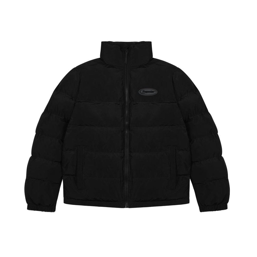 Trapstar Hyperdrive Puffer Jacket 2.0 Black/White | Plugstationuk