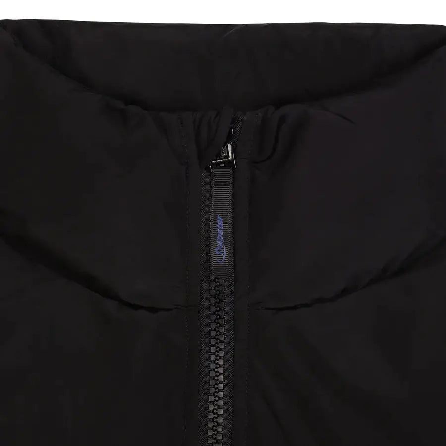 Trapstar Hyperdrive Puffer Jacket Black/Blue | Plugstationuk