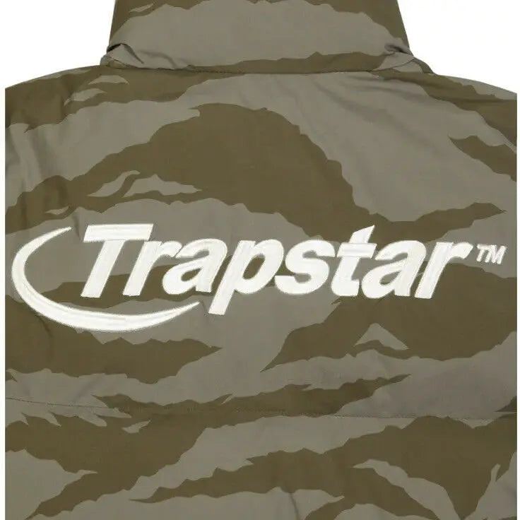 Trapstar Hyperdrive Puffer Jacket Camo Milti/ Green | Plugstationuk