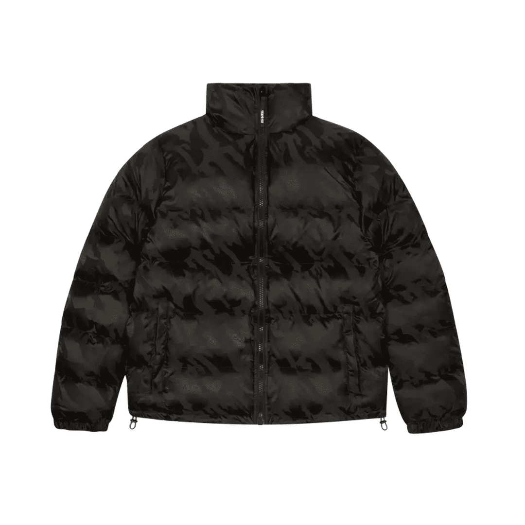 Trapstar T Jacquard Puffer Jacket - Black | Plugstationuk