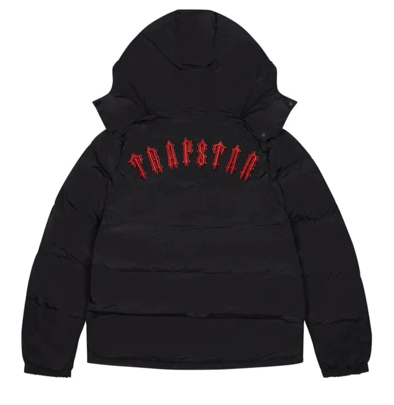 TRAPSTAR INFRARED IRONGATE DETACHABLE HOODED PUFFER JACKET
