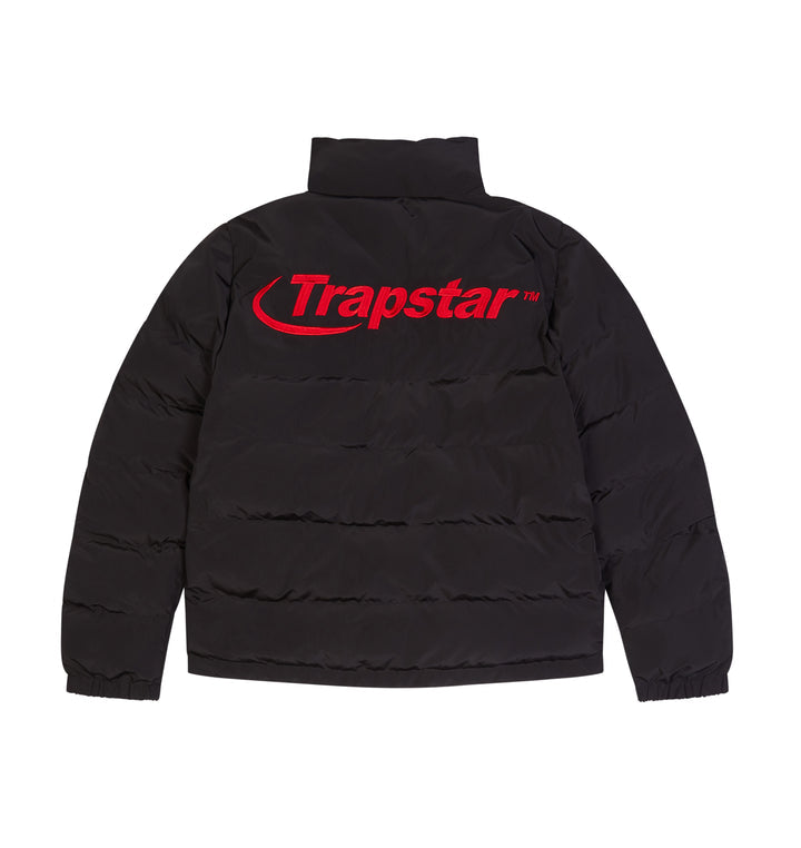 Trapstar Puffer Jacket Black Red | Plugstationuk