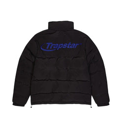 Trapstar Hyperdrive Puffer Jacket (Black/Blue) | Plugstationuk