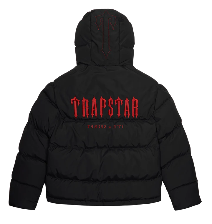 Trapstar Decoded Hooded Puffer Jacket 2.0 Infrared Edition