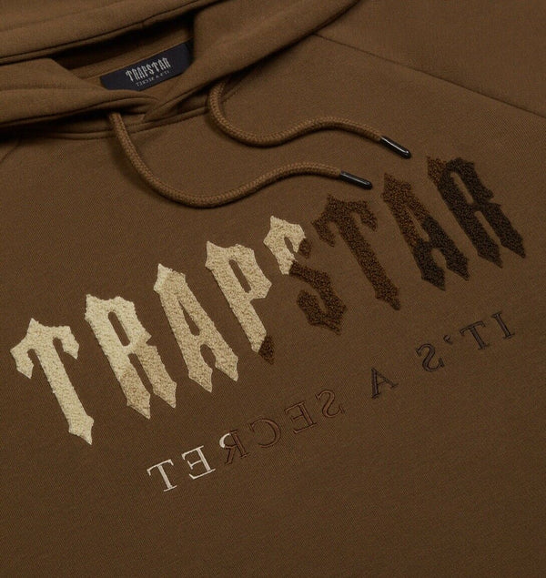 Trapstar Chenille Decoded Hooded Earth Edition Tracksuit / Brown